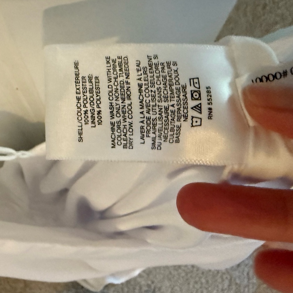 Express White V-Neck Dress - Picture 3 of 4